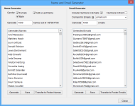 Name and Email Generator